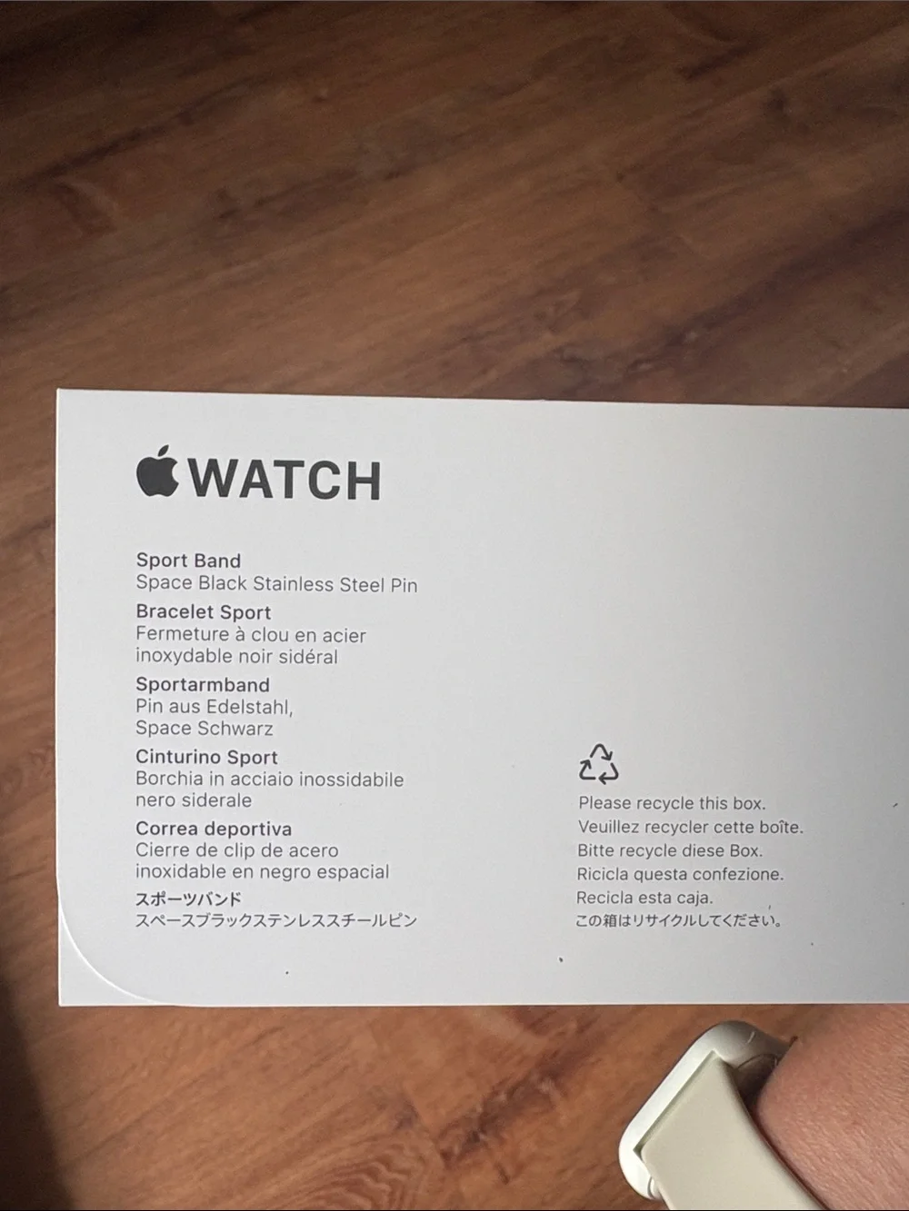 BRAND NEW Never Opened, Never Used Apple Watch with Black Sport Band - Black